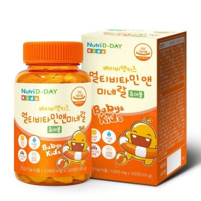 Мультивитамины и минералы д/детей, Nutri D-DAY kids, Ю.Корея