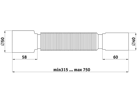 Редукция к инсталляции Alcaplast с манжетой M902