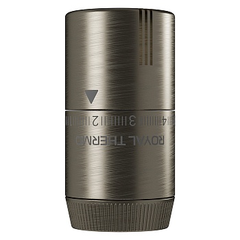 Термоголовка жидкостная Royal Thermo Design М30х1,5 (никель матовый)
