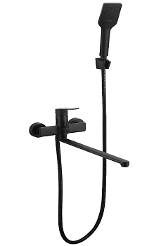 Смеситель для ванны ESKO Singapore black, SB 31, излив 350мм, черный