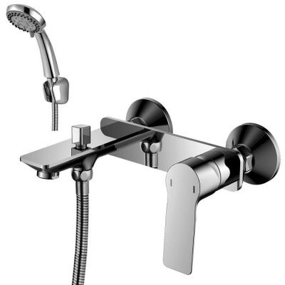 Смеситель для ванны Rossinka RS27-31, короткий излив, хром