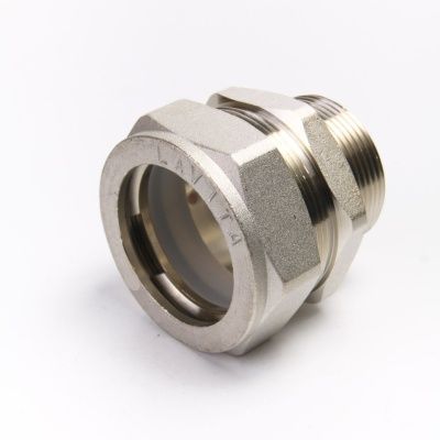 Муфта нерж SM15*1/2 никель Lavita (30 шт/уп)