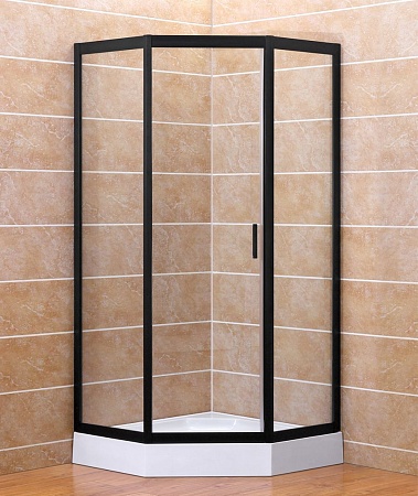 Душевой угол ZILI DO ZS-7335 КЕБРИОН 910*900*2000 мм 6мм раздвижной 1/2