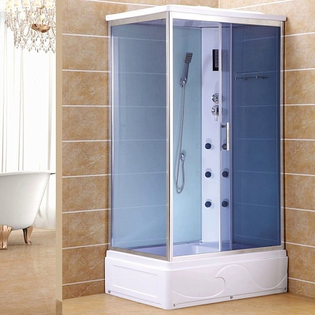 Душевая кабина ZILI DO САТУРН ZS-9680-R 1100*800*2200 1/4 БЕЛАЯ