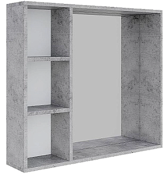 Шкаф-зеркало Onika ДЕВИС 65.00У бетон чикаго 