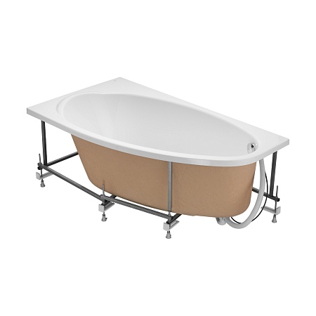 Ванна акриловая Roca Corfu 248573000, 160х90 см, ассиметричная, левая, белая