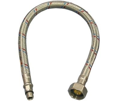 Подводка к смесит.F1/2хM10х18/M10х35 100см (пара)