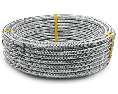 Труба гофрированная из нержавеющей стали 20А неотожженная (30 м/бухта)