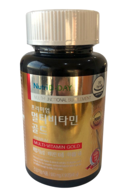 Мультивитамины и минералы, 90 капс, Premium, Nutri D-DAY, Ю.Корея