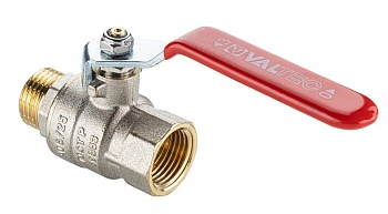 Кран шаровый 1/2", рычаг, VALTEC BASE-ГОСТ, вн.-нар.