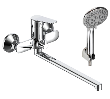 Смеситель для ванны VODA Storm, STO31, излив 325 мм