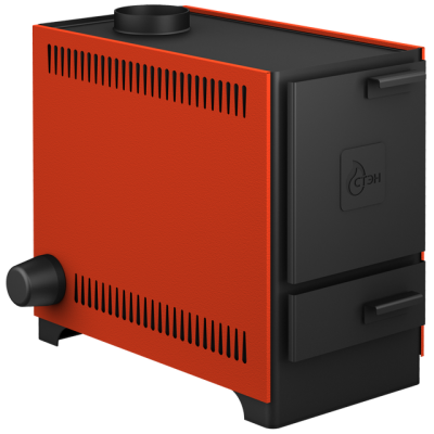 Котел твердотопливный "СТЭН mini 11" терракот