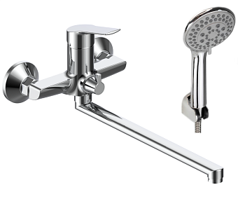 Смеситель для ванны VODA Rock, RK31, с изл. 325 мм