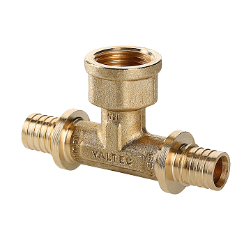 Тройник надвижной с переходом на внутреннюю резьбу 16 (2,2) мм х 1.2 х 16 (2,2) мм