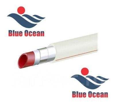 Труба полипропиленовая D63 PN25 Blue Ocean армированная алюминием