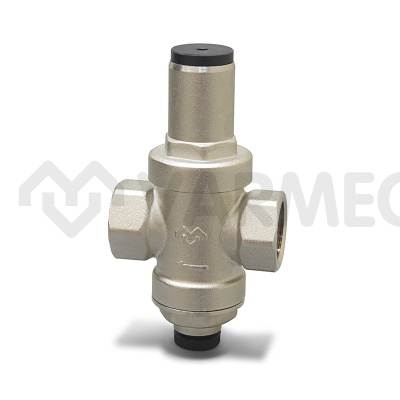 Редуктор давления Varmega VM12501, 1/2", PN16, поршневой, с присоединением к манометру											