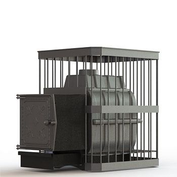 Печь банная Fireway ПАРОВАР 24 сетка-прут (211) б/в