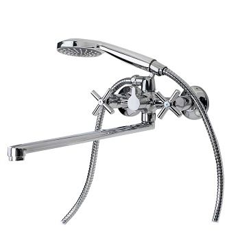 Смеситель для ванны Esko "Cancun", излив 350 мм, с акс, арт. CN 31