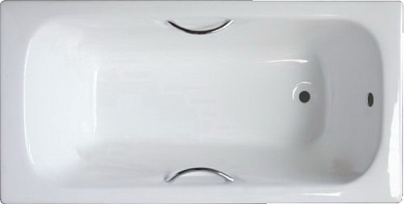 Ванна чугунная Faliano 1500*750*420 + ручки, 4 ножки в комплекте