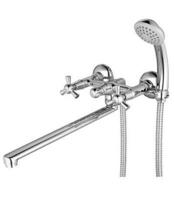 Смеситель для ванны Lemark Contour LM7451C, универсальный