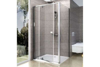 Неподвижная стенка для двери Ravak Pivot PPS-90 профиль блестящий стекло прозрачный, 90G70C00Z1 0000