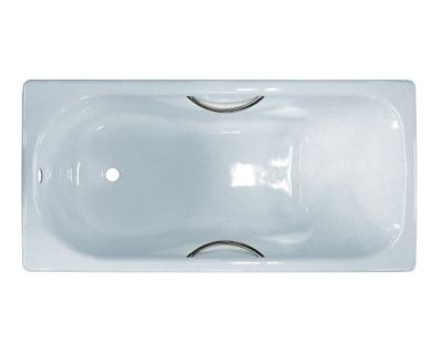 Ванна чугунная Сибирячка с ручками 1500*750*420