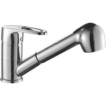 Смеситель для кухни Decoroom DR70023, с выдвижной лейкой
