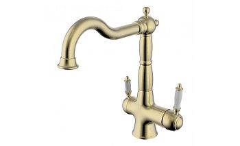 Смеситель д/кухни Lemark LM4858B Вилла, бронза