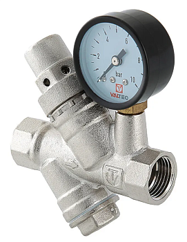 Редуктор давления 1/2 с фильтр и маном Valtec VT082, 2-5 бар