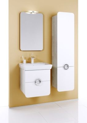 Пенал подвесной Aqwella "Аликанте" зеркальный  ш350*в1500*г220.