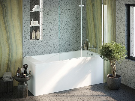 Ванна акриловая Roca Uno, прямоугольная, 160х75, белая (ZRU9302869)