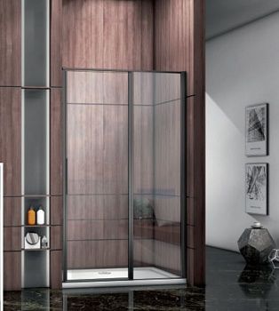 Душевая дверь в нишу COROZO PD3-14-B 1400*1950мм 6мм распашная универсальная