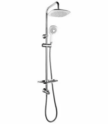 Душевой гарнитур для встраиваемого смесителя Lemark LM8808C, лейка "Троп. дождь" (уценка)