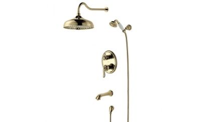 Смеситель д/ванны Lemark LM4722G Брава, черный