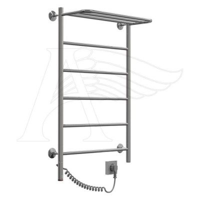 Полотенцесушитель электрический Лесенка (полка) 40*80 кнопка слева (12213)