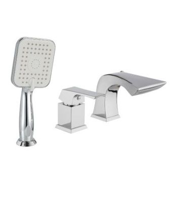 Смеситель на борт ванны Lemark Unit LM4545С (3 отверстия)