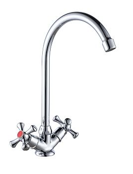 Смеситель для кухни VODA ECO "Laguna", поворотный излив, арт. LGN519