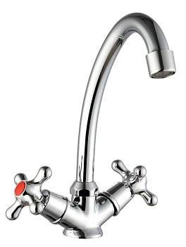 Смеситель для умывальника VODA "Ladoga" арт. LDG26,хром