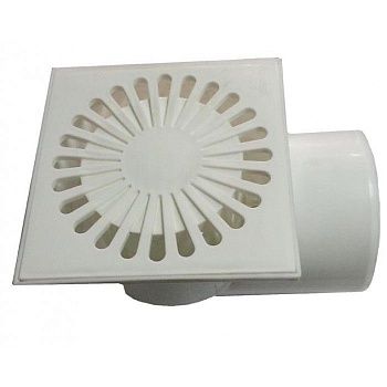 Трап горизонтальный (с пласт.решеткой) 110 СИНИКОН/уп.35шт.