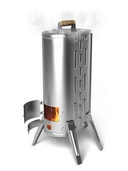 Печь отопительная Термофор ДУПЛЕТ-2 INOX КОПТИЛЬНЯ