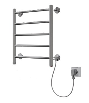 Полотенцесушитель Лесенка 50х60 электр., 5 перекладин, кнопка справа (16802)