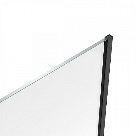 Шторка на ванну Teymi Timo 70х140, профиль- черный матовый T00274